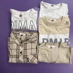 ピンクラテ　Tシャツ・シャツセット M（165cm）