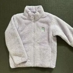 ファーリーフリースフルジップジャケット　120cm パープル