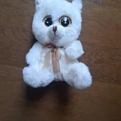Ty Beanie Boos 白いクマ ぬいぐるみ キーホルダーのサムネイル