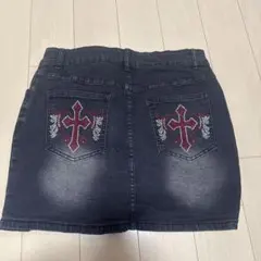 SHEIN ブラック デニムスカート パンク系 平成ギャル グランジ y2k