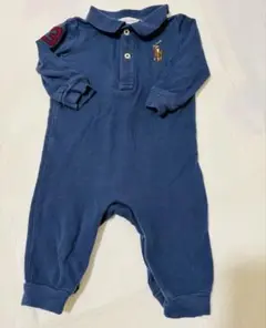 Ralph Lauren ネイビー ポロロンパース 6M