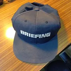 BRIEFING ストライプキャップ ベージュ - メルカリ