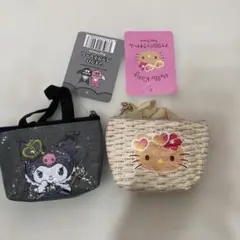 ダイソー　日焼けキティ　クロミ　 バッグチャーム