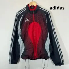 adidas トラックジャケット　ストライプ ナイロン　メンズ　ジャージ y2k