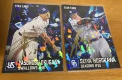 プロ野球チップス STAR CARD 奥川恭伸 細川成也 2枚セット