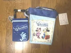 【ディズニー】バケーションパッケージ ポップコーンケース ショルダー 2点セット
