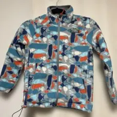 L.L.Bean フリースジャケット 魚柄