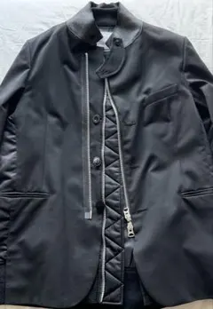 sacai サカイ Suiting x MA-1ドッキングジャケット　黒のサムネイル