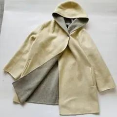新品タグ付✨23区 カシミヤ•アンゴラ フーデッドリバーコート 定価5万
