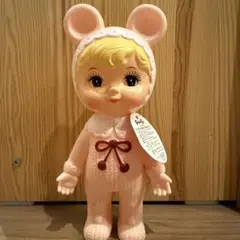 コラボ なかよしチャーミーちゃん 保坂さほさん デザイン ソフビ 黄色