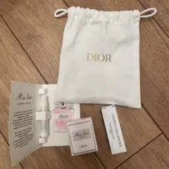 Miss Dior PARFUM ミニチュア香水 5ml＋サンプル2つ巾着付き
