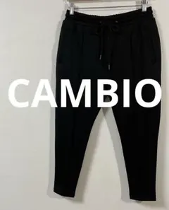 カンビオ　CAMBIO　膨れジャガードピンタック入りテーパードパンツ　Mサイズのサムネイル