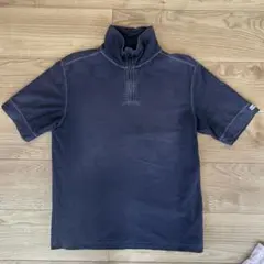 【希少】90s STONE ISLAND ネイビー ジップ 半袖 ヴィンテージのサムネイル