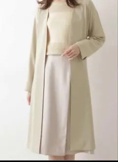 新品未使用NATURAL BEAUTY BASIC ロングクロスコート　Sサイズのサムネイル