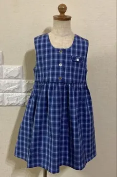 【美品】　ファミリア ワンピース　110 チェック