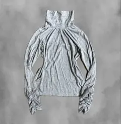 平成ギャル花柄フリルロングTシャツ フェアリーグランジ森ガールarchive