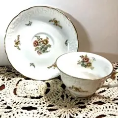 ノリタケ　小花柄カップ＆ソーサー1客