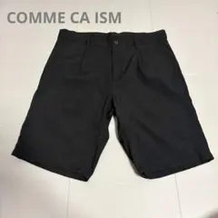 COMME CA ISM 黒 ハーフパンツ