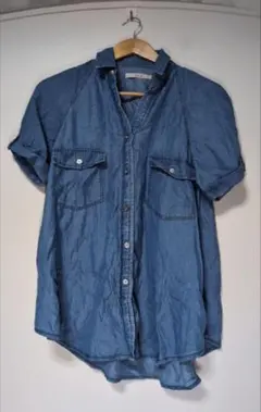 shuca GLOBAL WORK デニムシャツ 半袖 Mのサムネイル