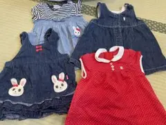 ミキハウス4点セット　80