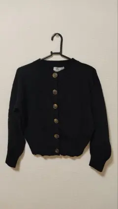 ROPÉ PICNIC ブラック カーディガン 38