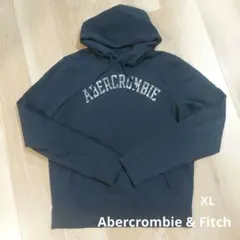 月末セール！Abercrombie & Fitch XL ネイビー パーカー