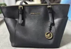 MICHAEL KORS MK シグネチャー トートバッグ ブラック