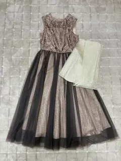 AIMER エメ ドレス ストール 結婚式 パーティー お呼ばれ