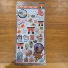 【国内正規品】和柄　古都めぐり　ボンボンドロップシール　奈良　京都のサムネイル