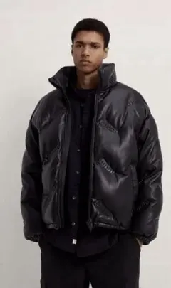 ZARA エンボス加工レザージャケット - メルカリ