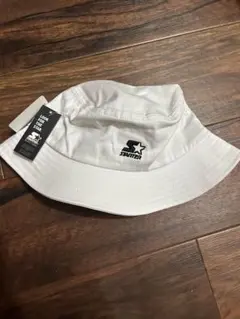 スターター　バケット　ハット　帽子　白　レディース　メンズ　レディース