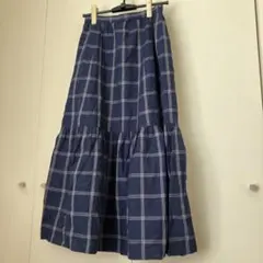 マッキントッシュフィロソフィー　チェックスカート　バーバリー　ブルーレーベル