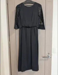 LEPSIM　ドレス　ワンピース　オケージョン　お呼ばれ　結婚式　袖レース