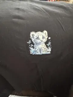 長袖Tシャツ ユキヒョウプリント