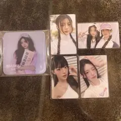 ILLIT ミンジュ ラキドロ トレカ コースター まとめ売り