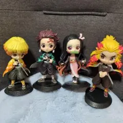 鬼滅の刃 フィギュア 4体セット キューポスケット - メルカリ