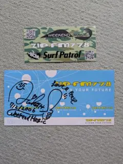 ZIP-FM 77.8MHz 旧ロゴ ステッカー 2セット - メルカリ
