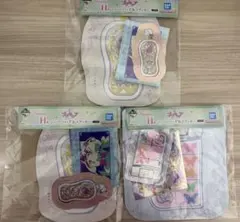 プリキュア 一番くじ H賞 ジッパーバッグ&ステッカー 3点セット