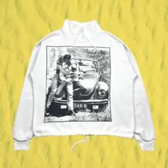 90s Ian Sanderson フォトプリント ハイネック スウェット