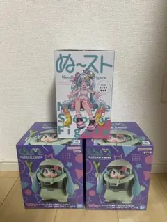 「新品未開封」初音ミク ぬースト＆ザクぐるみフィギュアセットまとめ売り