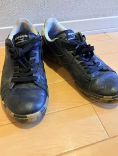 diadora 黒 スニーカー 26.5cm