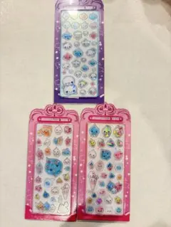 しずくちゃん　あわわちゃんアクリルシール3枚セット