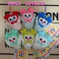 TWICE LOVELYS おくるみマスコット 6種セット