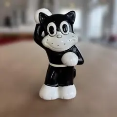 のらくろ 貯金箱 昭和レトロ 陶器 当時物 シール付 - メルカリ
