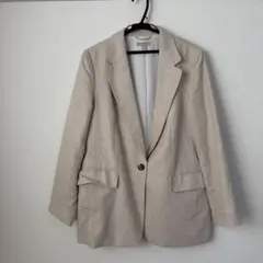 【美品】リネンブランドブレザー　ジャケット