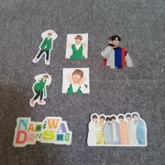 なにわ男子　フレークシール　藤原 丈一郎　ステッカー　フォトカード　シール　集合