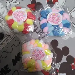 カラフルもこもこシュシュ 3点おまとめ売り