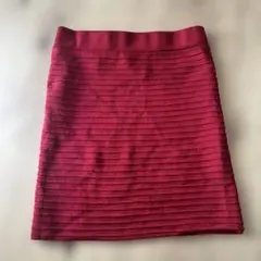タイトミニスカート　ニット素材