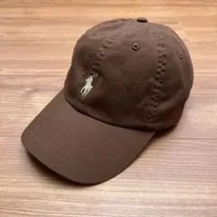【美品】ポロ ラルフローレン クラシック スポーツ キャップ ブラウン