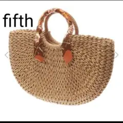 新品未使用‼️ 夏バッグ fifth かごバッグ